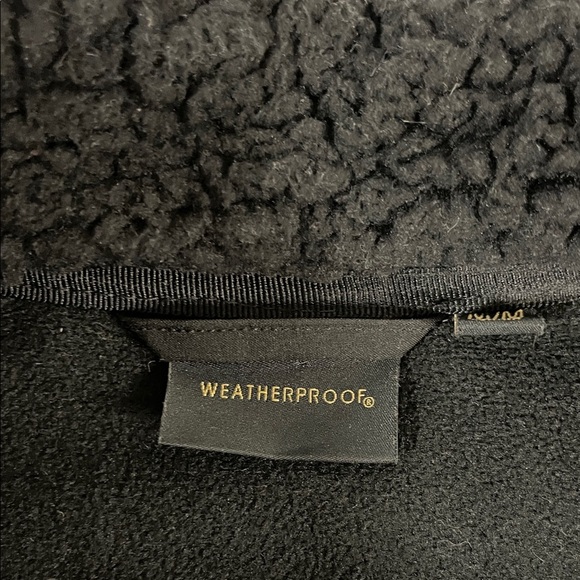 Weatherproof Women's Black Zip Trench Coat - Picture 2 of 4